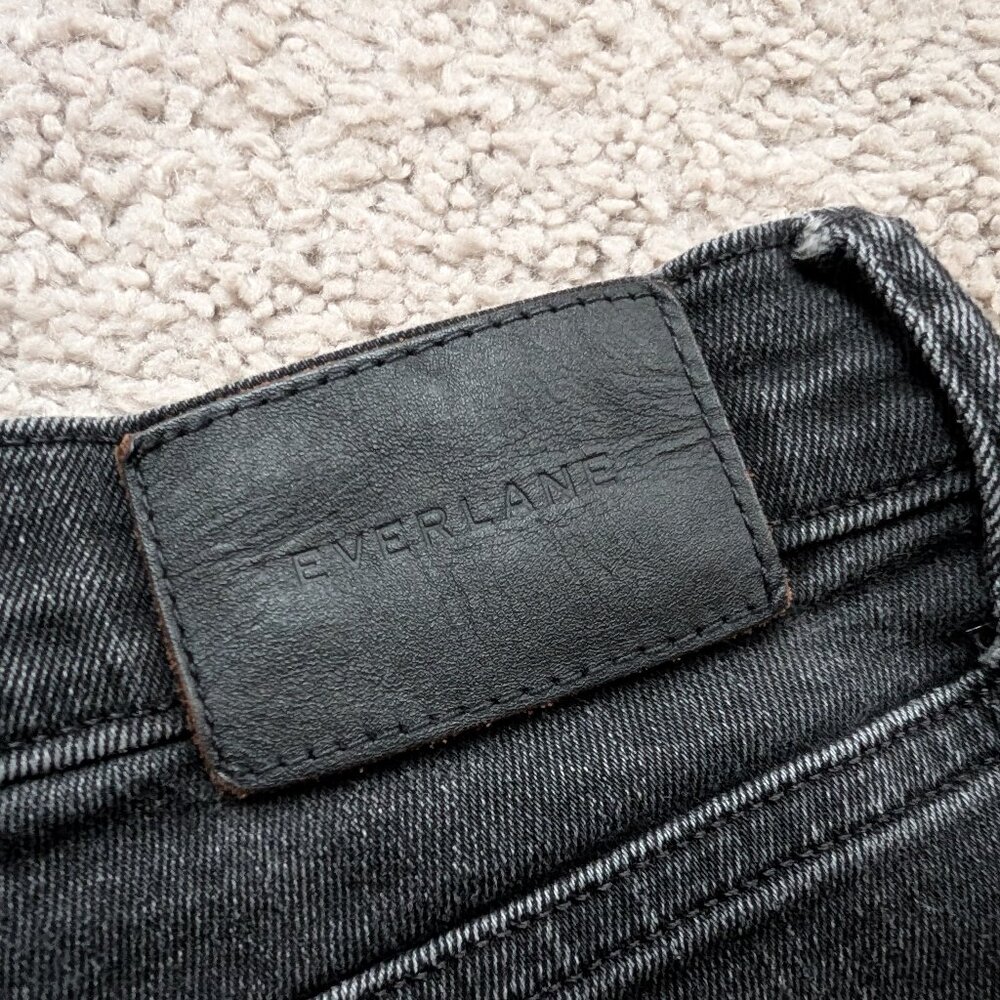 Everlane High Rise Skinny Washed Black Jeans size 27 - Picture 9 of 12